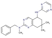 N~2~-benzyl-N~2~,7,7-trimethyl-N~5~-pyrazin-2-yl-5,6,7,8-tetrahydroquinazoline-2,5-diamine