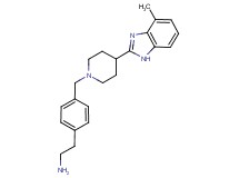 [2-(4-{[4-(4-methyl-1H-benzimidazol-2-yl)-1-piperidinyl]methyl}phenyl)ethyl]amine dihydrochloride