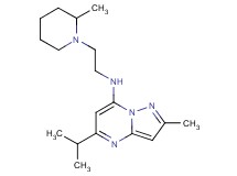 5-isopropyl-2-methyl-N-[2-(2-methyl-1-piperidinyl)ethyl]pyrazolo[1,5-a]pyrimidin-7-amine
