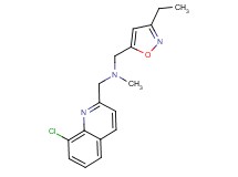 1-(8-chloroquinolin-2-yl)-N-[(3-ethylisoxazol-5-yl)methyl]-N-methylmethanamine