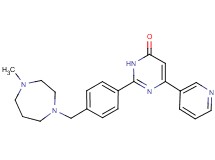2-{4-[(4-methyl-1,4-diazepan-1-yl)methyl]phenyl}-6-pyridin-3-ylpyrimidin-4(3H)-one