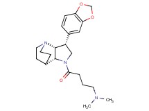 4-[(3R*,3aR*,7aR*)-3-(1,3-benzodioxol-5-yl)hexahydro-4,7-ethanopyrrolo[3,2-b]pyridin-1(2H)-yl]-N,N-dimethyl-4-oxobutan-1-amine