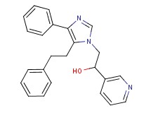 2-[4-phenyl-5-(2-phenylethyl)-1H-imidazol-1-yl]-1-pyridin-3-ylethanol