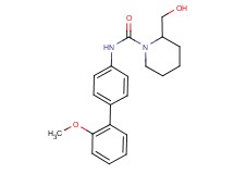 2-(hydroxymethyl)-N-(2'-methoxybiphenyl-4-yl)piperidine-1-carboxamide