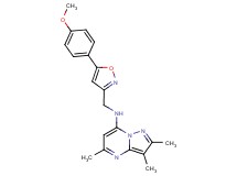 N-{[5-(4-methoxyphenyl)isoxazol-3-yl]methyl}-2,3,5-trimethylpyrazolo[1,5-a]pyrimidin-7-amine
