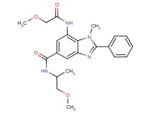 7-[(methoxyacetyl)amino]-N-(2-methoxy-1-methylethyl)-1-methyl-2-phenyl-1H-benzimidazole-5-carboxamide