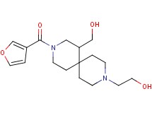 2-[9-(3-furoyl)-7-(hydroxymethyl)-3,9-diazaspiro[5.5]undec-3-yl]ethanol