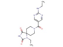 1-ethyl-8-{[2-(ethylamino)-5-pyrimidinyl]carbonyl}-1,3,8-triazaspiro[4.5]decane-2,4-dione