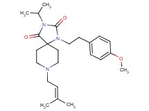 3-isopropyl-1-[2-(4-methoxyphenyl)ethyl]-8-(3-methyl-2-buten-1-yl)-1,3,8-triazaspiro[4.5]decane-2,4-dione