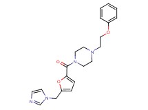 1-[5-(1H-imidazol-1-ylmethyl)-2-furoyl]-4-(2-phenoxyethyl)piperazine