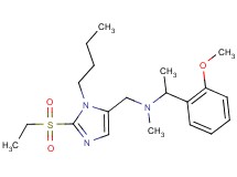 N-{[1-butyl-2-(ethylsulfonyl)-1H-imidazol-5-yl]methyl}-1-(2-methoxyphenyl)-N-methylethanamine