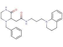 2-(1-benzyl-3-oxo-2-piperazinyl)-N-[3-(3,4-dihydro-1(2H)-quinolinyl)propyl]acetamide