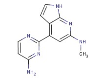 4-(4-aminopyrimidin-2-yl)-N-methyl-1H-pyrrolo[2,3-b]pyridin-6-amine