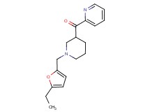 {1-[(5-ethyl-2-furyl)methyl]piperidin-3-yl}(pyridin-2-yl)methanone