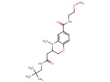 3-{2-[(2,2-dimethylpropyl)amino]-2-oxoethyl}-N-(2-methoxyethyl)-4-methyl-3,4-dihydro-2H-1,4-benzoxazine-6-carboxamide