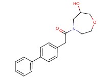 4-(biphenyl-4-ylacetyl)-1,4-oxazepan-6-ol
