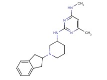 N~2~-[1-(2,3-dihydro-1H-inden-2-yl)-3-piperidinyl]-N~4~,6-dimethyl-2,4-pyrimidinediamine