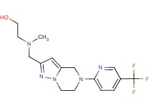 2-[methyl({5-[5-(trifluoromethyl)-2-pyridinyl]-4,5,6,7-tetrahydropyrazolo[1,5-a]pyrazin-2-yl}methyl)amino]ethanol