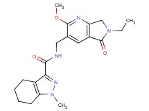 N-[(6-ethyl-2-methoxy-5-oxo-6,7-dihydro-5H-pyrrolo[3,4-b]pyridin-3-yl)methyl]-1-methyl-4,5,6,7-tetrahydro-1H-indazole-3-carboxamide