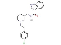 N-({1-[2-(4-chlorophenyl)ethyl]-3-piperidinyl}methyl)-N-methyl-1H-indole-3-carboxamide