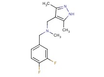 (3,4-difluorobenzyl)[(3,5-dimethyl-1H-pyrazol-4-yl)methyl]methylamine