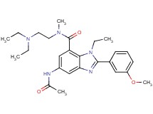 5-(acetylamino)-N-[2-(diethylamino)ethyl]-1-ethyl-2-(3-methoxyphenyl)-N-methyl-1H-benzimidazole-7-carboxamide