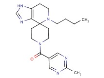 5-butyl-1'-[(2-methylpyrimidin-5-yl)carbonyl]-1,5,6,7-tetrahydrospiro[imidazo[4,5-c]pyridine-4,4'-piperidine]