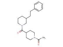 1-[(1-acetyl-4-piperidinyl)carbonyl]-3-(2-phenylethyl)piperidine