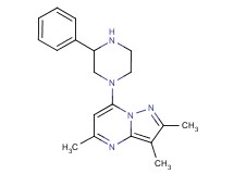 2,3,5-trimethyl-7-(3-phenylpiperazin-1-yl)pyrazolo[1,5-a]pyrimidine