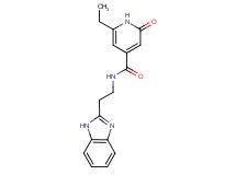 N-[2-(1H-benzimidazol-2-yl)ethyl]-6-ethyl-2-oxo-1,2-dihydropyridine-4-carboxamide