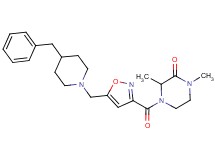 4-({5-[(4-benzylpiperidin-1-yl)methyl]isoxazol-3-yl}carbonyl)-1,3-dimethylpiperazin-2-one