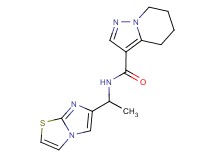 N-(1-imidazo[2,1-b][1,3]thiazol-6-ylethyl)-4,5,6,7-tetrahydropyrazolo[1,5-a]pyridine-3-carboxamide