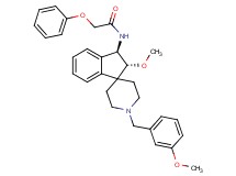 N-[(2R*,3R*)-2-methoxy-1'-(3-methoxybenzyl)-2,3-dihydrospiro[indene-1,4'-piperidin]-3-yl]-2-phenoxyacetamide