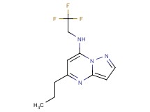5-propyl-N-(2,2,2-trifluoroethyl)pyrazolo[1,5-a]pyrimidin-7-amine