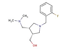 [(3R*,4R*)-4-[(dimethylamino)methyl]-1-(2-fluorobenzyl)pyrrolidin-3-yl]methanol