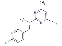 N-[(6-chloropyridin-3-yl)methyl]-N,4,6-trimethylpyrimidin-2-amine