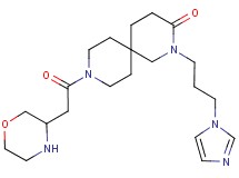 2-[3-(1H-imidazol-1-yl)propyl]-9-(3-morpholinylacetyl)-2,9-diazaspiro[5.5]undecan-3-one dihydrochloride