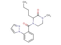 3-butyl-1-methyl-4-[2-(1H-pyrazol-1-yl)benzoyl]-2-piperazinone