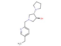 (3'S*,4'S*)-1'-[(5-ethylpyridin-2-yl)methyl]-1,3'-bipyrrolidin-4'-ol