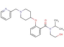 N-(2-hydroxyethyl)-N-isopropyl-2-{[1-(2-pyridinylmethyl)-4-piperidinyl]oxy}benzamide