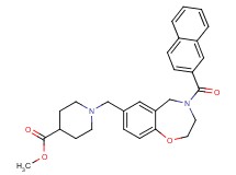 methyl 1-{[4-(2-naphthoyl)-2,3,4,5-tetrahydro-1,4-benzoxazepin-7-yl]methyl}-4-piperidinecarboxylate