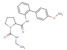 N~1~-ethyl-N~2~-(4'-methoxy-2-biphenylyl)-1,2-pyrrolidinedicarboxamide