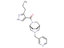 (1S*,5R*)-6-[(3-propyl-1H-pyrazol-4-yl)carbonyl]-3-(pyridin-3-ylmethyl)-3,6-diazabicyclo[3.2.2]nonane