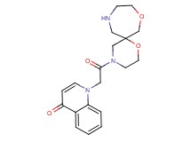 1-[2-(1,8-dioxa-4,11-diazaspiro[5.6]dodec-4-yl)-2-oxoethyl]quinolin-4(1H)-one