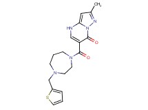2-methyl-6-{[4-(2-thienylmethyl)-1,4-diazepan-1-yl]carbonyl}pyrazolo[1,5-a]pyrimidin-7(4H)-one