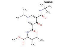 methyl N-({5-[(tert-butylamino)carbonyl]-1-isopropyl-4-oxo-1,4-dihydro-3-pyridinyl}carbonyl)-L-isoleucinate
