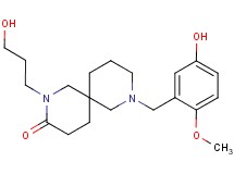 8-(5-hydroxy-2-methoxybenzyl)-2-(3-hydroxypropyl)-2,8-diazaspiro[5.5]undecan-3-one