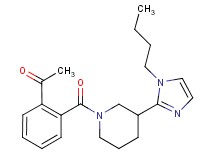 1-(2-{[3-(1-butyl-1H-imidazol-2-yl)piperidin-1-yl]carbonyl}phenyl)ethanone