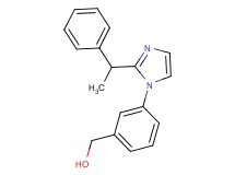 {3-[2-(1-phenylethyl)-1H-imidazol-1-yl]phenyl}methanol