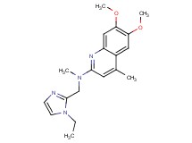 N-[(1-ethyl-1H-imidazol-2-yl)methyl]-6,7-dimethoxy-N,4-dimethylquinolin-2-amine